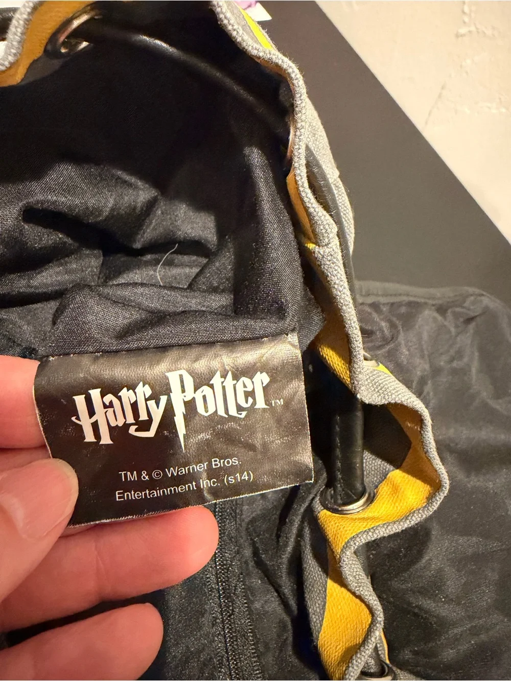 Harry Potter 07 Slouch Book Bag Buckle Backpack Quidditch School Uniform Design